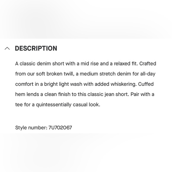 NWT 7 For ManKind Broken Twill Mid Roll Denim Shorts Coco Drive Size 26 - Picture 3 of 16